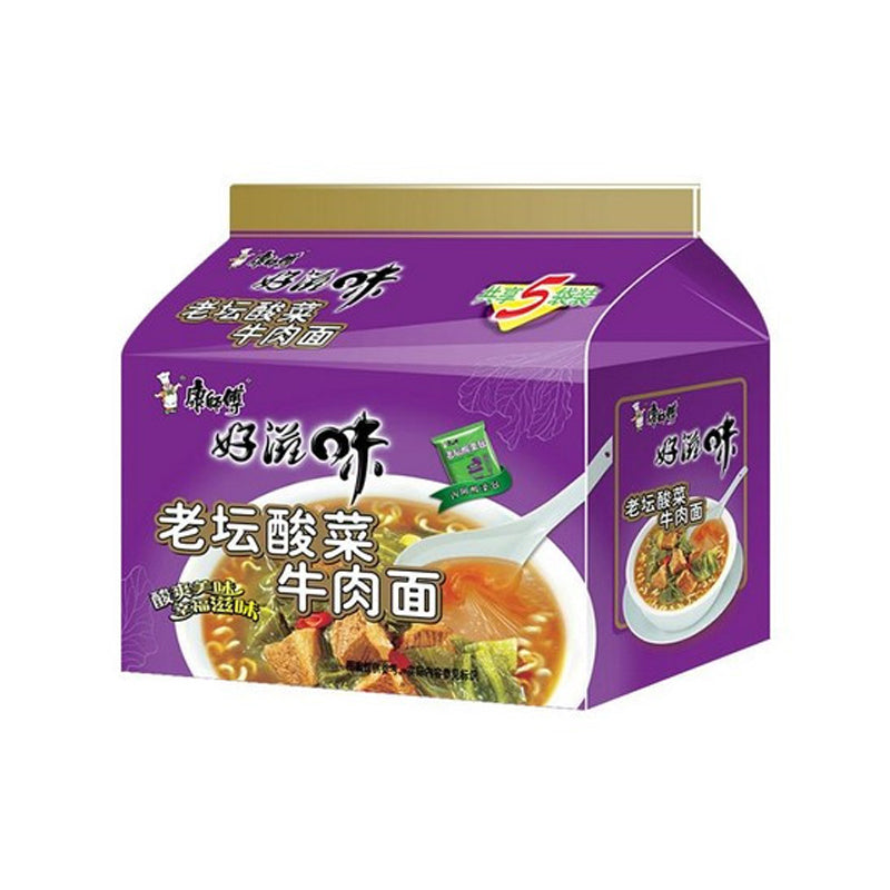 Master Kong · Hao Zi Wei - Sauekraut & Beef Instant Noodle（485g）