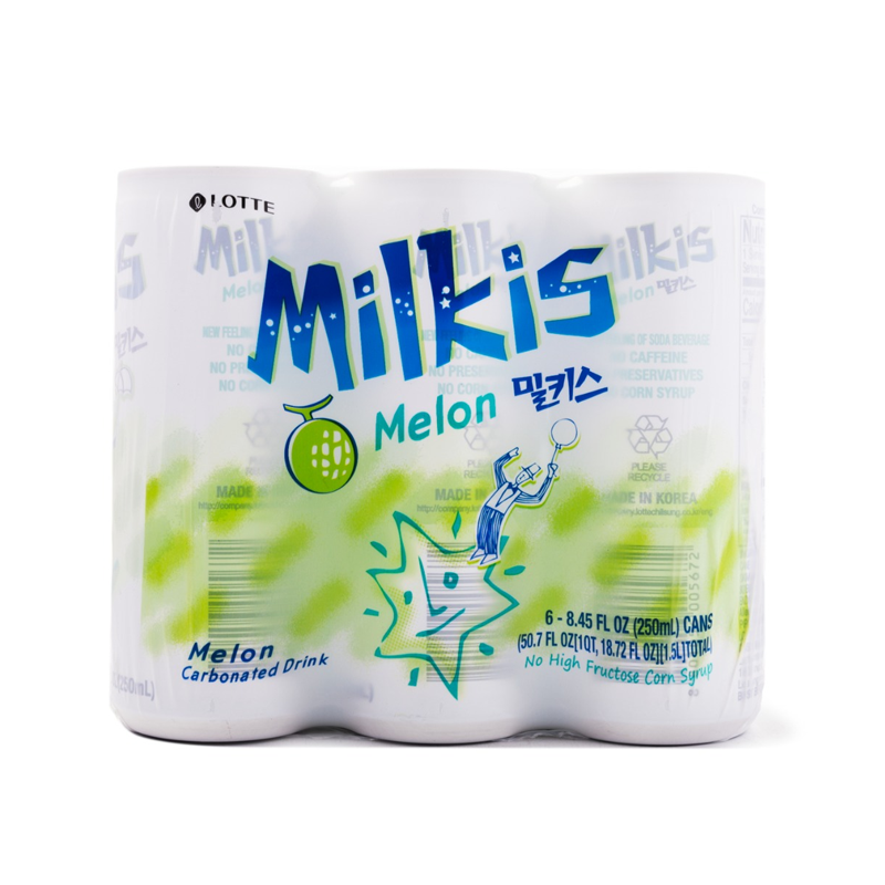 Lotte · Milkis Carbonated Milk Drink - Melon Flavor