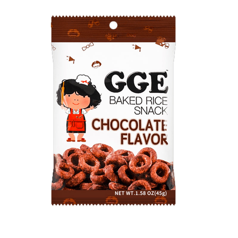 GGE · Baked Rice Snack - Chocolate 80g*15