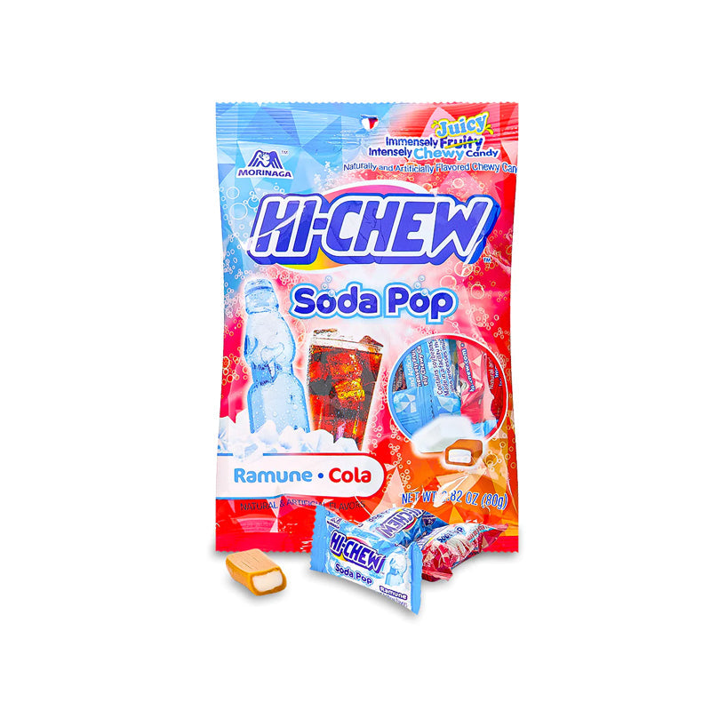 Hi Chew · Intensely Chewy Candy - Soda Pop Mix Pack of 6