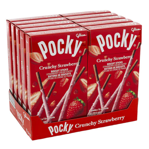 Pocky · Crunchy Strawberry（10*51g）